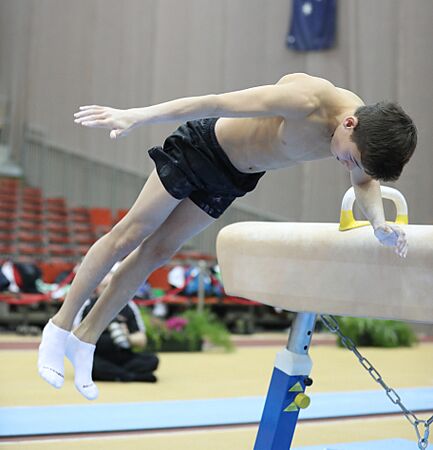 Austrian Future Cup 2018-11-23 Training Afternoon Pommel horse (Martin Rulsch) 330