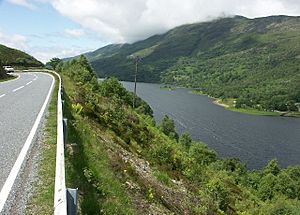 B863 on South Side of Loch Leven - geograph.org.uk - 21968
