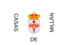 Flag of Casas de Millán, Spain
