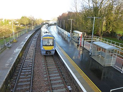 Beccles station showing second platform with train.jpeg