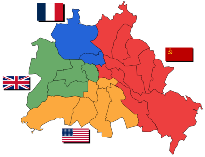 Berlin Blockade-map