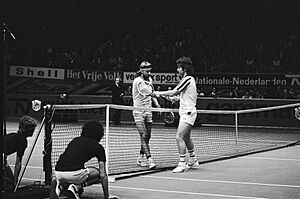 Björn Borg en John McEnroe na afloop, Bestanddeelnr 930-2094