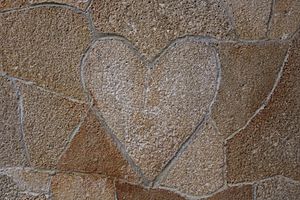 Bunnell Coquina City Hall - Heart Shaped Coquina Stone