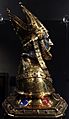 Busto-reliquiario di san servazio, in rame dorato con gemme, 1580 ca. 02