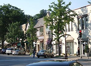 View of downtown Bronxville