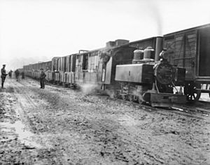 C01357-military rail transport Frizeville 1917