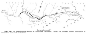 CA Route 152 Realignment 1939
