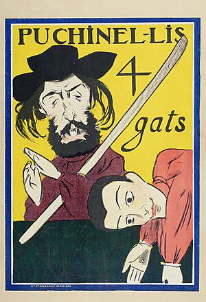 Cartell putxinellis quatre gats-MAE-25221