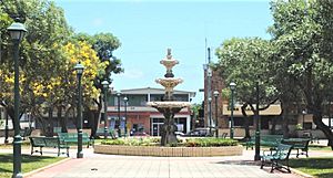 Plaza in Camuy barrio-pueblo