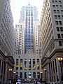 Chicago Board of Trade center, Continental Illinois Bank left, Federal Reserve Band right