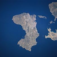 Chios NASA satellite image