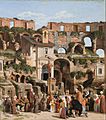Christoffer Wilhelm Eckersberg - View of the interior of the Colosseum - Google Art Project