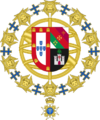 Coat of Arms of Aníbal Cavaco Silva (Order of the Seraphim)