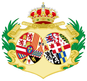 Coat of Arms of Maria Luisa of Savoy, Queen Consort of Spain
