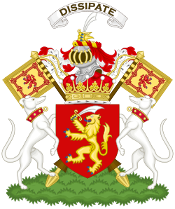 Coat of Arms of the Earl of Dundee.svg