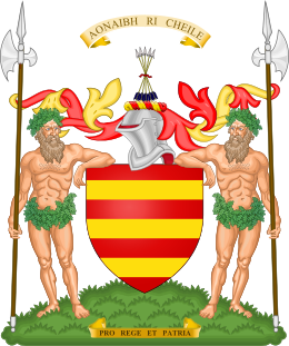 Coat of Arms of the chief of clan Cameron.svg