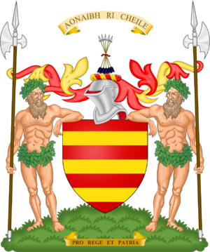 Coat of Arms of the chief of clan Cameron