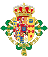 Coat of arms of Pedro of Bourbon-Two Sicilies (Spanish Heraldry)