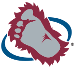 Colorado Avalanche Yeti Foot Logo
