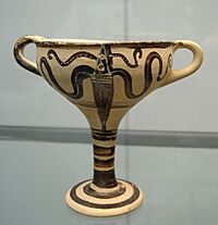 Cup squid 1300-1200 BC Staatliche Antikensammlungen