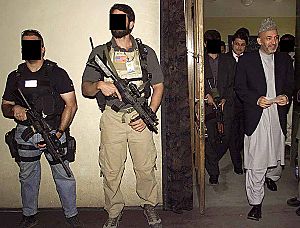 DEVGRU soldiers protecting Hamid Karzai