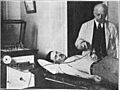 Diabetes electrotherapy with vacuum electrode 1922