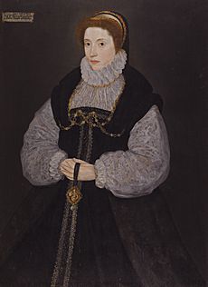 Dorothy Latimer, wife of Thomas Cecil by British artist, active between 1537 - 1599