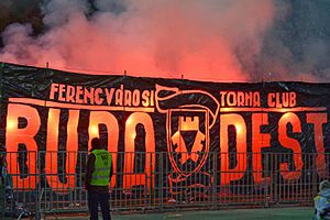 Budapest, Hungary. 1st May, 2023. Adama Traore of Ferencvarosi TC