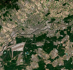 Frankfurt by Sentinel-2, 2020-07-23