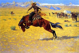 Frederic Remington A Cold Morning on the Range