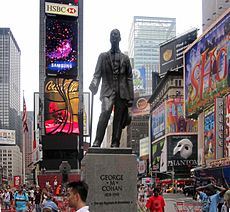George M. Cohan statue in Times Square IMG 1607