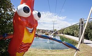 Giant Prawn at Huka Prawn Park