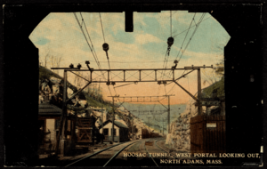 Hoosac Tunnel, West Portal Looking Out postcard
