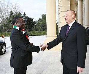 Ilham Aliyev met with Zimbabwe President Emmerson Mnangagwa 01