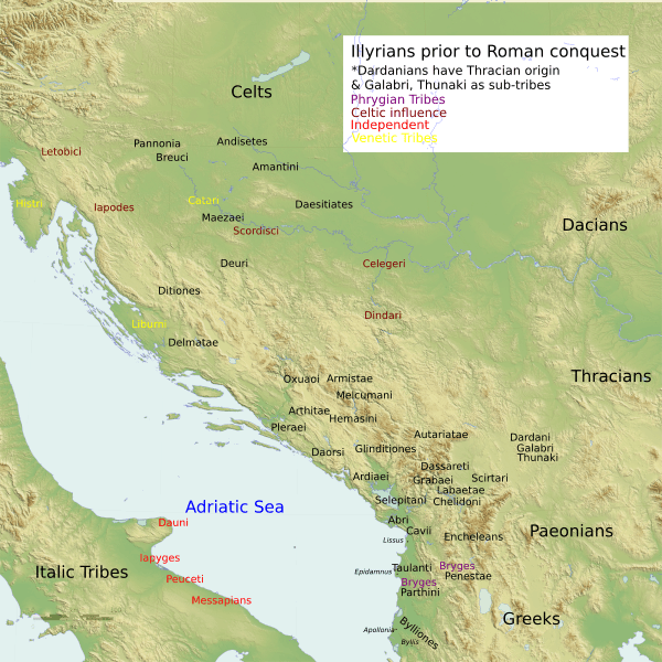 Image: Illyrian Tribes (English)