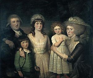 James and Margaret Boswell and three of their children