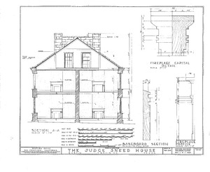 Judge Sebron G. Sneed House, Route I-35 and Bluff Springs Road, Austin, Travis County, TX HABS TEX,227-AUSTIN.V,1- (sheet 6 of 8)