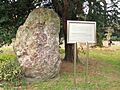 Koishikawa Botanical Gardens, Tokyo - sweet potato monument