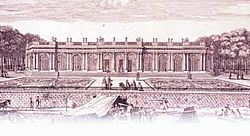 La façade du Palais Bourbon, l’époque de la duchesse de Bourbon