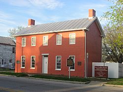 Levi Coffin House, front and southern side