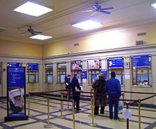 Lobby of Lenox Hill post office, New York, NY