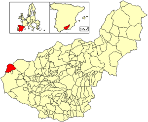 Location of Algarinejo