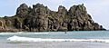 Logan rock on headland
