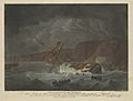 Loss of His Majesty's Ship Venerable - Shipwreck on the Night of the 24th November 1804 on the Rocks in Torbay RMG L9832