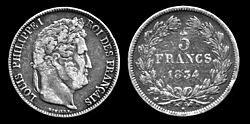 Louis Philippe Silver Coin