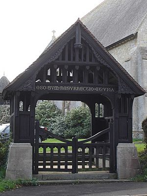Lychgate of Christ Church, Totland - geograph.org.uk - 264347
