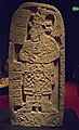 MUNAE Stela depicting a maya queen trampling a captive