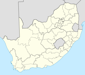Map of South Africa with district borders (2009)