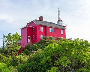Marquette Harbor Light Station Marquette Michigan photo James Conkis 2022-2 23