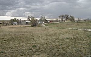 Overview of Marsland, looking south from the former school, April 2012